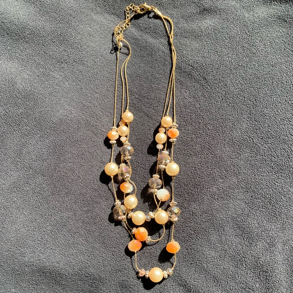 Gorgeous Bead and Crystal  Necklace